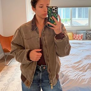 Vintage heavy duty carhartt jacket